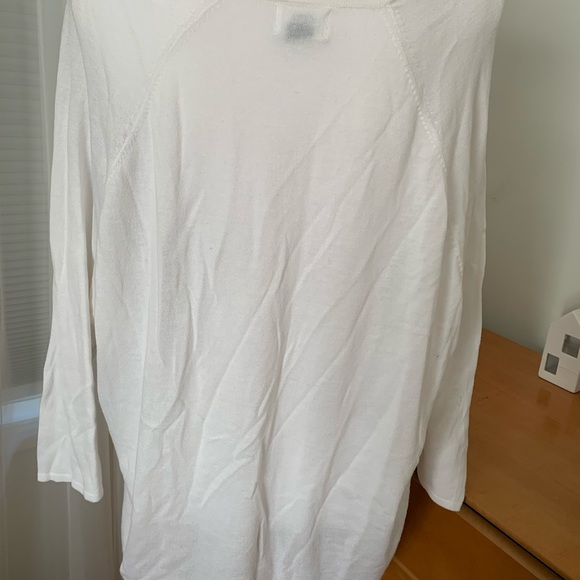 Wide striped lightweight beach sweater - Picture 3 of 6